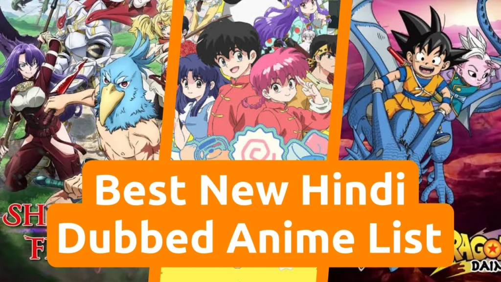 Best New Hindi Dubbed Anime List